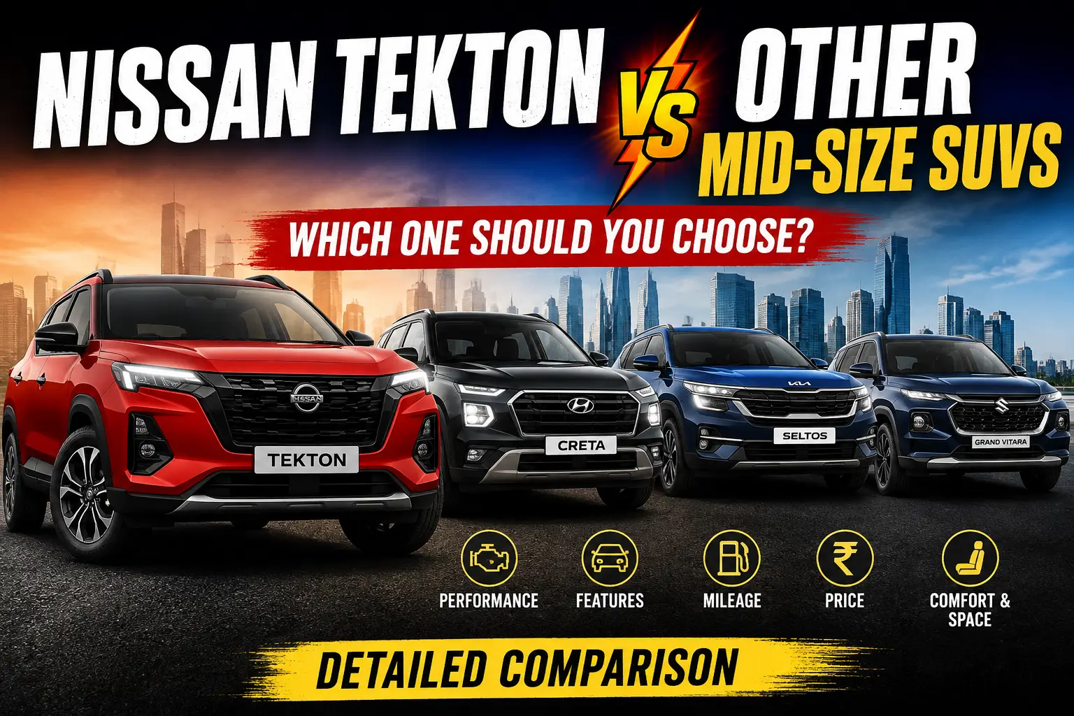 Nissan Tekton vs Other Mid-Size SUVs: Which One Should You Choose?