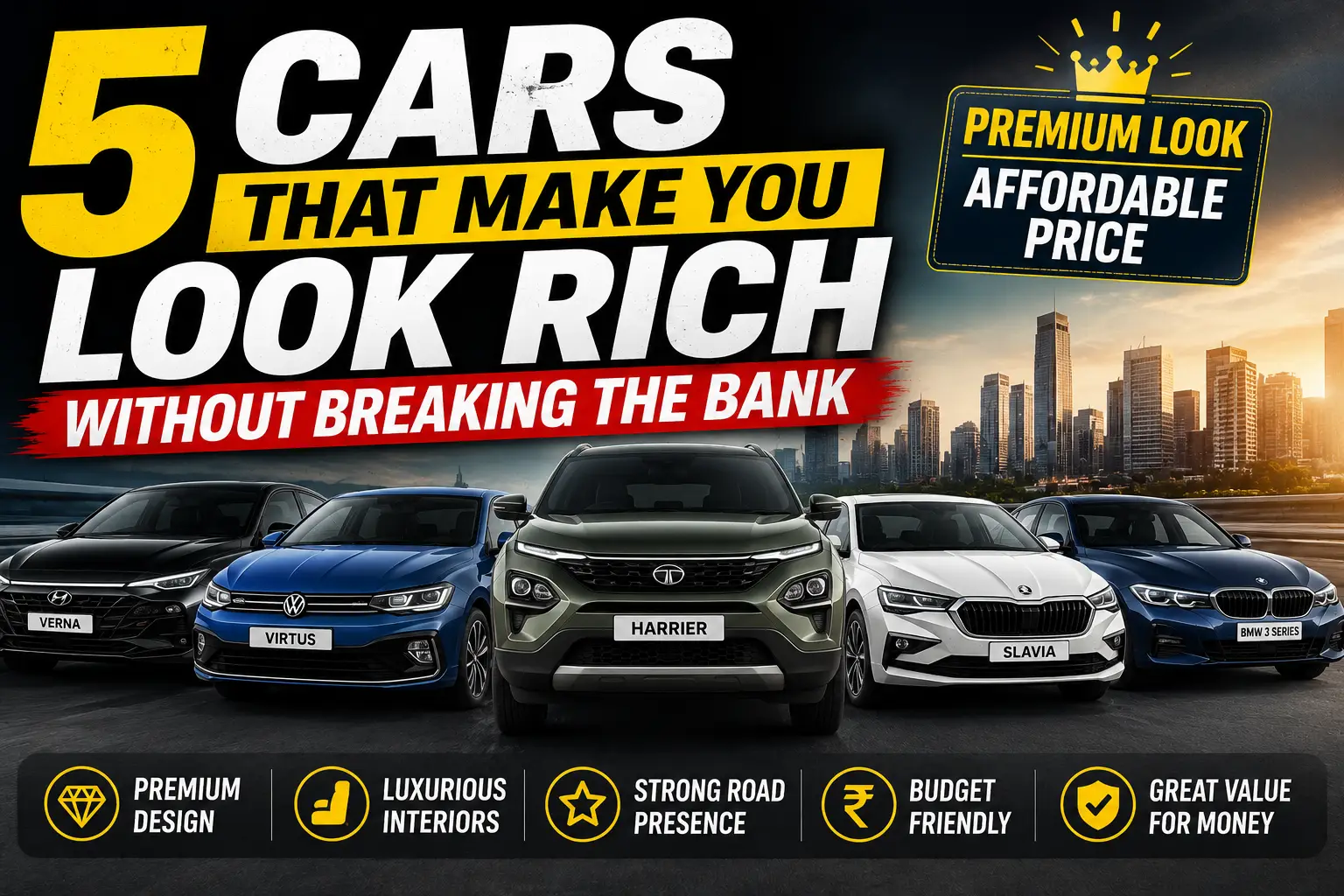 5 Cars That Make You Look Rich Without Breaking the Bank